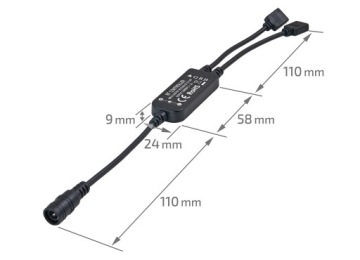 РАДИОКОНТРОЛЛЕР RF-RGB-44 КОНТРОЛЛЕР ДЛЯ RGB СВЕТОДИОДНЫХ ЛЕНТОК