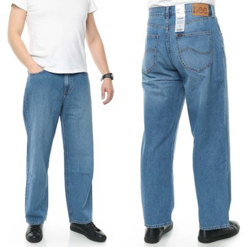 LEE ASHER spodnie męskie luźne proste W32 L32