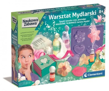TWORZENIE MYDEŁEK DLA DZIECI WARSZTAT MYDLARSKI CLEMENTONI