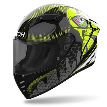 Kask Motocyklowy AIROH Connor Gamer Gloss FLUO L