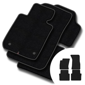 Prémiové velurové koberce pro Audi A8 II D3 2002-2009