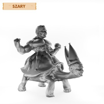 FIGURKA RPG SERIA POTWORY PAPAMOBIL - SZARY 102X74 MM