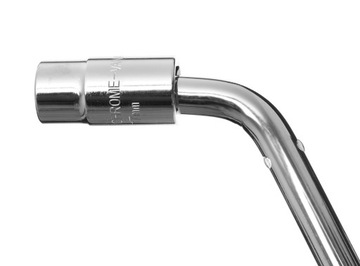 KLUCZ DO KÓŁ TELESKOPOWY 17 19 21 23 L MOCNY, 2 nasadki, gumowa rękojeść