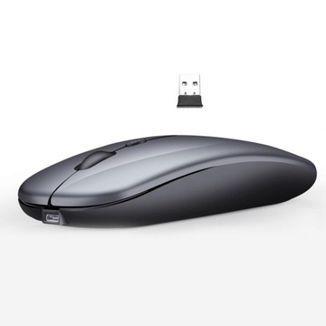 Беспроводная мышь, 2,4G Bluetooth 5.0, 1600 точек на дюйм, перезаряжаемая,