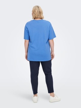 Only niebieski t-shirt basic plus size 46/48
