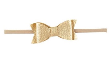 OPASKA na głowę dla niemowląt z kokardką CHRZEST