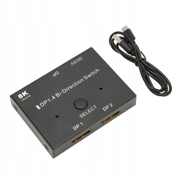 Displayport 1.4 Switch 8K 60 Гц 1 в 2 и 2 в 1