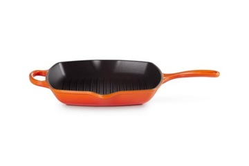 Le Creuset Cast Iron Square Grillit | 26cm Orange