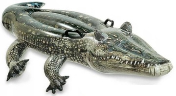 INTEX ALIGATOR KROKODYL DMUCHANY MATERAC PŁYWANIA