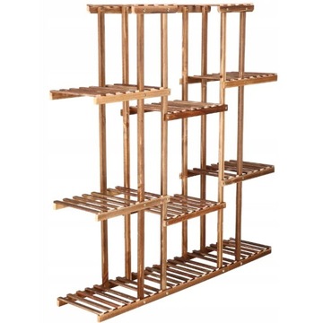 БОЛЬШАЯ ПОДСТАВКА ДЛЯ ЦВЕТОВ, МНОГОЯРУСНАЯ ДЕРЕВЯННАЯ ПОДСТАВКА ДЛЯ ЦВЕТОВ + АКСЕССУАРЫ