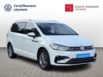 Volkswagen Touran III 1.5 TSI EVO 150KM 2019 Volkswagen Touran TSI 150KM Highline 7 os. R-Line Exterieur LED Nawiga, zdjęcie 6