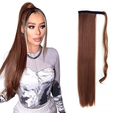 KOLORY doczepiany KUCYK kitka 55 cm jak NATURALNE