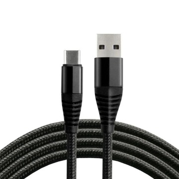 Mocny szybki kabel przewód USB USB-C Typ-C QC SCP 5A everActive CBB-1CHB 1m