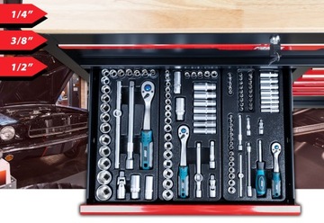 Tool Trolley 12 Drawladfr4038+ стена+ оборудование 338EL. FR4000