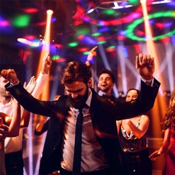 KULA LED DYSKOTEKOWA MP3 USB PROJEKTOR BLUETOOTH DISCO LASER MAGIC BALL