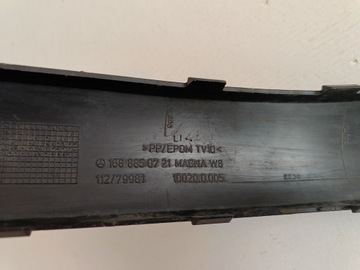 LIŠTA NÁRAZNÍKU ZADNÍ LEVÝ 1688850721 MERCEDES W168