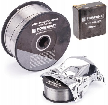 DRUT SPAWALNICZY SAMOOSŁONOWY FLUX 0,8MM 1KG FCAW