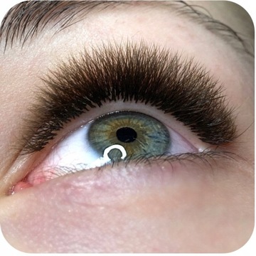 Из искусственной аренды rarks темно -коричневые ресницы поверните C | 0,07 мм 12 мм