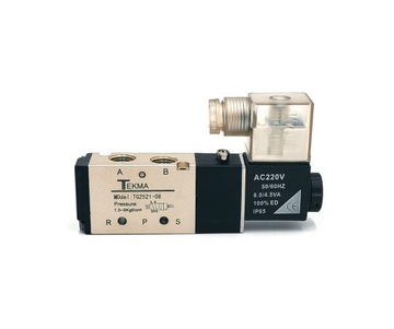 Elektrozawór TG2521-08 5/2 1/4 220V AC cewka Tekma