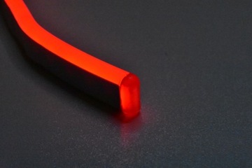 Светодиод неоновый красный гибкий 12В FLEX 6х12 мм IP67