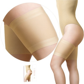 Satynowa opaska Fiore SATIN BAND beżowa 5/6