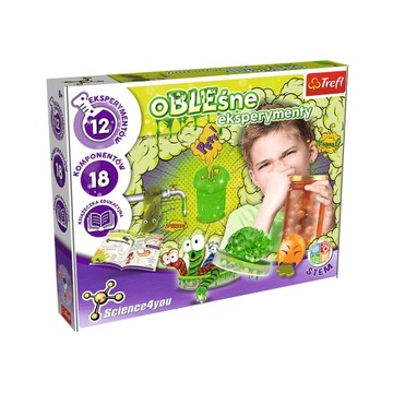 OBLEŚNE EKSPERYMENTY DLA DZIECI ZESTAW KREATYWNY TREFL