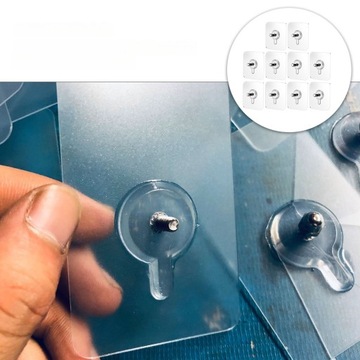 НАКЛЕЙКИ БЕЗ СЛЕДОВ НАКЛЕЙКИ ИЗ НЕРЖАВЕЮЩЕЙ СТАЛИ БЕЗ ГВОЗДЕЙ 30 ШТ.