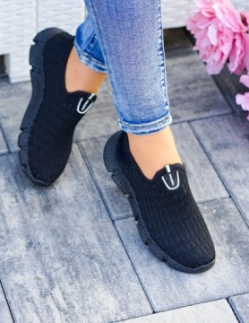 Светло-черные туфли без шнурков Adidas Auris 37