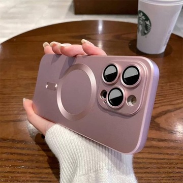 Чехол для IPHONE 13 PRO MAGSAFE МАТОВЫЙ СИЛИКОНОВЫЙ ЧЕХОЛ + ЗАКАЛЕННОЕ СТЕКЛО