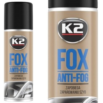 K2 Fox Anti Fog zapobiega parowaniu szyb 150ml