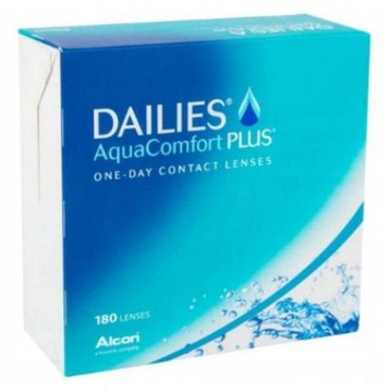 SOCZEWKI JEDNODNIOWE Dailies AquaComfort Plus 180szt