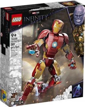 LEGO SUPER HEROES MARAVEL FIGURKA IRON MANA 76206