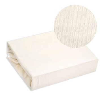 Prześcieradło z gumką 80x180 cm jersey 100% bawełn