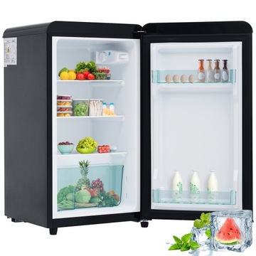 MINILODÓWKA JEDNODRZWIOWA 76L, OŚWIETLENIE LED, REGULOWANE NÓŻKI