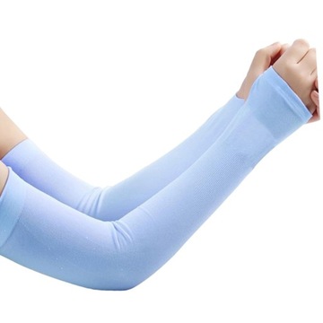 UV sleeves of arm Cooling Sports Sleeve Blue