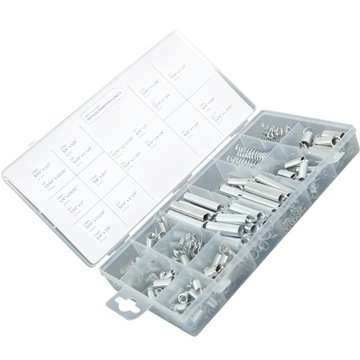 ZESTAW SPRĘŻYN ŚCIĄGAJĄCYCH I NACIĄGOWYCH 200SZT