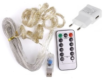 ШТОРА НА ОКНЕ ЖИРЛАНД МИКРОПРОВОДНАЯ 3м х 3м 300LED ХОЛОДНЫЙ БЕЛЫЙ ИНТЕРЬЕР