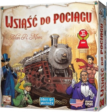 Gra WSIĄŚĆ DO POCIĄGU: USA pociągi wydanie PL