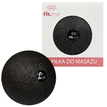 ROLLER PIŁKA GŁADKA DO MASAŻU MIĘŚNI W KARTONIKU EPP TWARDA 8 CM FIT.ME