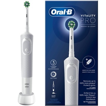 SZCZOTECZKA ELEKTRYCZNA DO ZĘBÓW ORAL-B VITALITY D103 PRO PROTECT CLEAN BOX