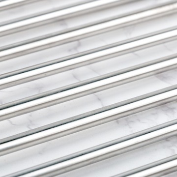 Коврик для сушки и сушки под мойку из нержавеющей стали 37х33 см Nett K-19(37)