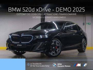 BMW Seria 5 G90-91 Touring 2.0 520d 197KM 2025 BMW Seria 5 20d xDrive Sedan 197 KM mHEV - DEMO 2025 - M Pro - Wentylacja