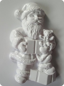 MIKOŁAJ FIGURKA Z GIPSU FORMA DO ODLEWÓW GIPSOWYCH