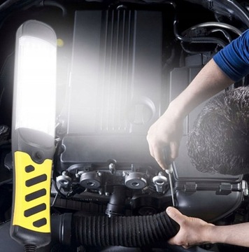 Лампа для мастерской, фонарик 100 светодиодов, кабель с крючком, 8 метров