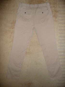 Spodnie TOMMY HILFIGER W33/L32=44/106cm chinosy