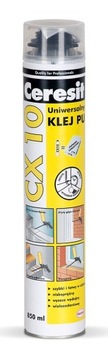 Uniwersalny klej poliuretanowy Ceresit CX10 850ml PU Szybkoschnący