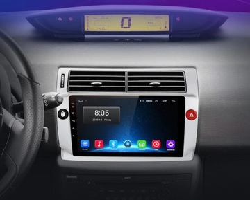 Радио Android 12 GPS CITROEN C4 PL WiFi 2/32
