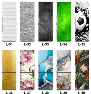 Самоклеящаяся НАКЛЕЙКА на холодильник, шпон 65х180см.