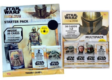 MANDALORIAN STAR WARS Album + MULTIPACK saszetki karty TOPPS