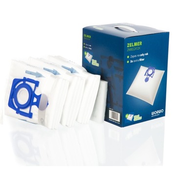 Worki do odkurzacza ZELMER Elf 3 : ZVC165EF, ZVC165EK, ZVC165YF typ ZVC100B